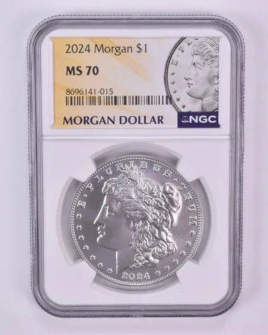 2024 Morgan Silver Dollar MS70 NGC Yellow Label