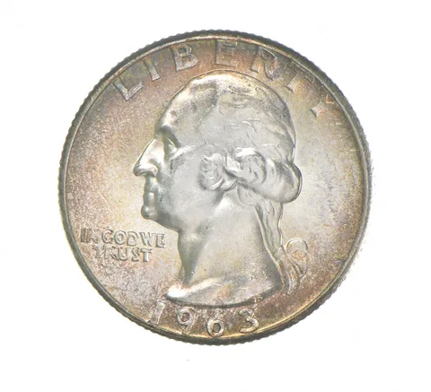 1963 Washington Quarter- Crusty Original BU *2433