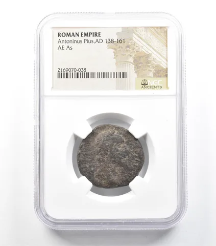 AD 138-161 Roman Empire Antonius Pius AE As NGC *5917