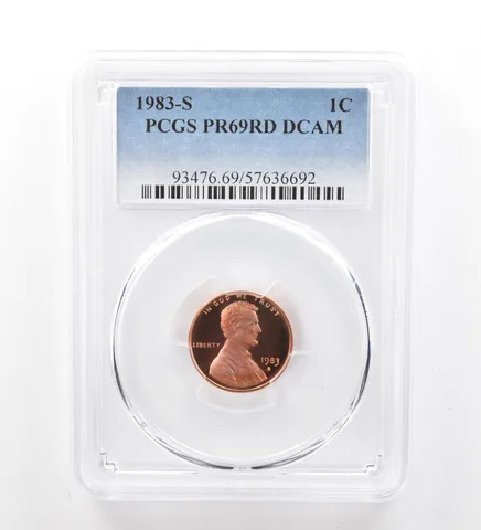 1983-S Lincoln Memorial Cent PR69 RD DCAM PCGS Beautiful Tone a2006
