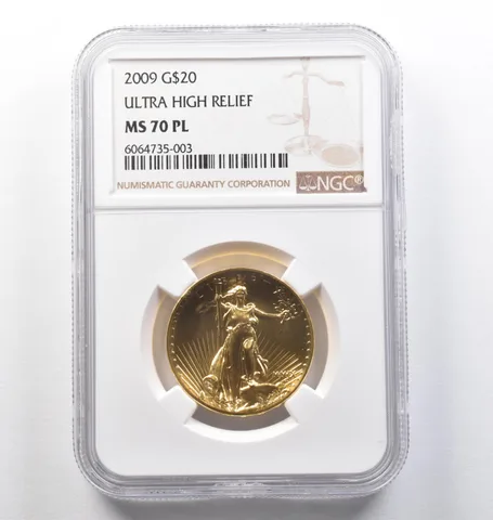 2009 $20 MMIX Gold Double Eagle Ultra High Relief MS70 PL NGC *0178