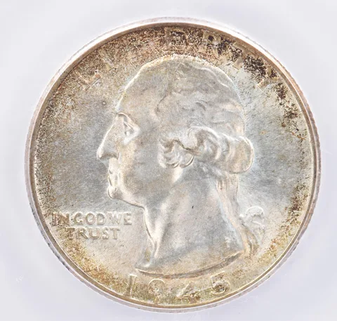 1945-D Washington Quarter MS67 ICG Beautiful Tone *2153