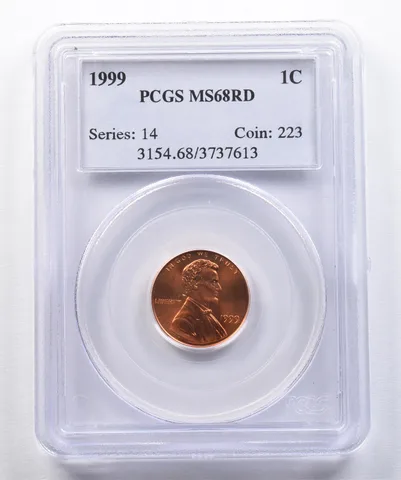 1999 Lincoln Memorial Cent MS68 RD PCGS *2605