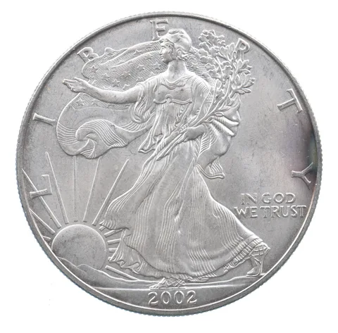 Better Date 2002 American Silver Eagle 1 Troy Oz .999 Fine Silver *615