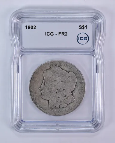 1902 Morgan Silver Dollar FR2 ICG Lowball