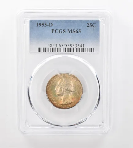 1953-D Washington Quarter MS65 PCGS Beautiful Tone *0967