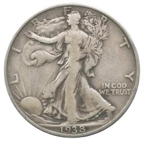 1938-D Walking Liberty Half Dollar a5971