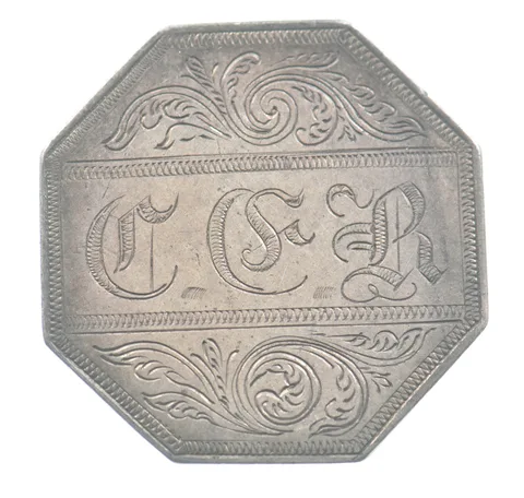 ND Seated Liberty Quarter Love Token CFR Victorian *4813