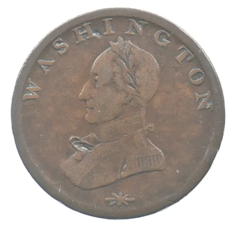 ND (C. 1820) Doubled Head Washington Cent *9234