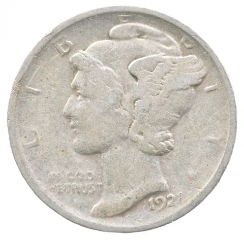 1921 Mercury Dime *0916