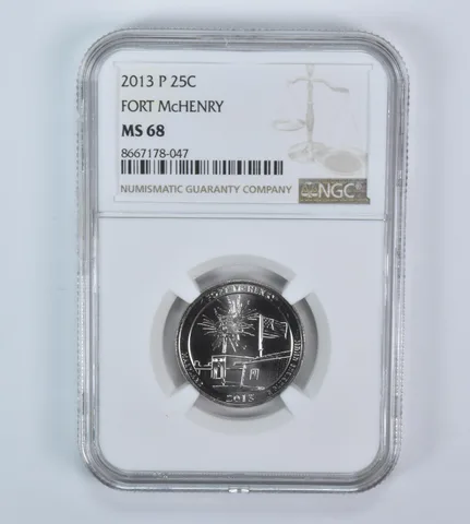 2013-P Washington Quarter ATB Fort McHenry MS68 NGC