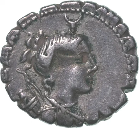 81 BC Postumius Albinus AR Denarius 3.9 Grams *8262