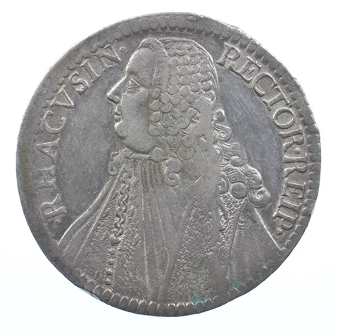 1766 Republic Of Ragusa 1 Thaler Novi Vizlin *1560