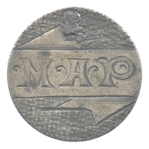 1883 Seated Liberty Dime Love Token Victorian MAP *5497