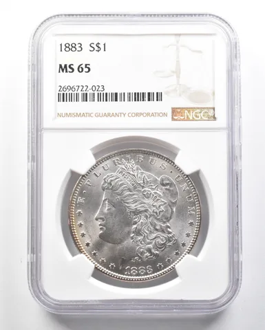 1883 Morgan Silver Dollar MS65 NGC *1792
