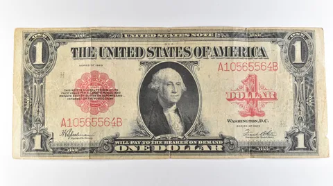 1923 $1 Legal Tender Large Note Red Seal *3051