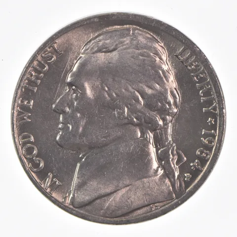 1984-P Jefferson Nickel Unc
