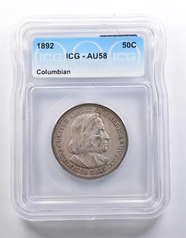 1892 Columbian Exposition Half Dollar AU58 ICG *6552