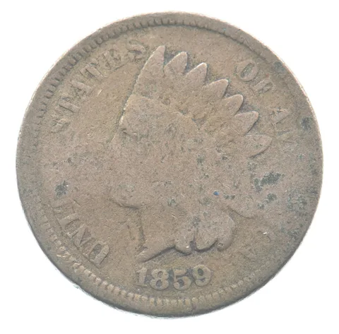 1959 Indian Head Cent Spaulding Counter Stamped *9350