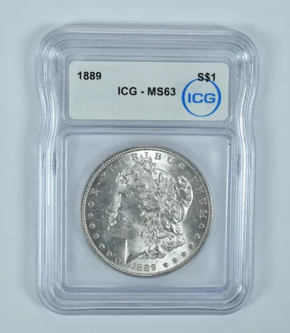 1889 Morgan Silver Dollar MS63 ICG