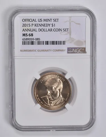 2015-P Presidential $1 Kennedy Annual Set MS68 NGC US Mint