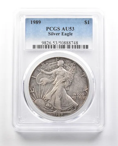 1989 American Silver Eagle AU53 PCGS Lowball Registry Set *1445