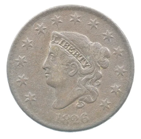 1826 Coronet Head Large Cent a1830