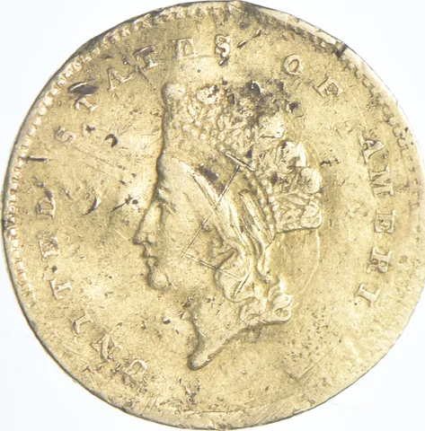 1855-C $1 Indian Princess Head Gold Dollar *7230