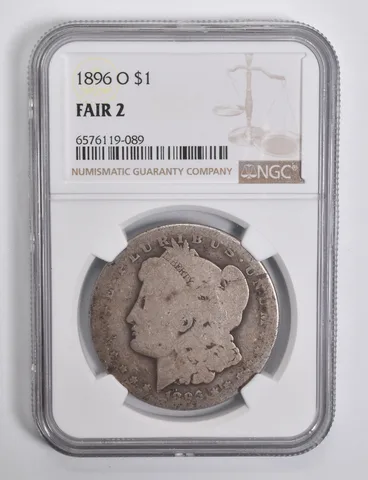 FAIR 2 1896-O Morgan Silver Dollar NGC Lowball Low Ball a4531
