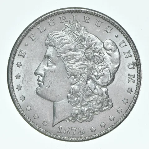 BU/Unc 1878-S Morgan Silver Dollar (1 coin)