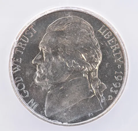 1993-D Jefferson Nickel MS66 FS ICG Beautiful Tone *2146