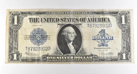 1923 $1 Silver Certificate Large Note Blue Seal *3015