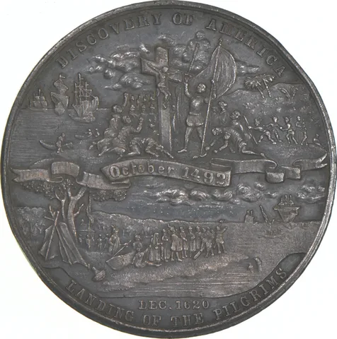 1893 Declaration Of Independence Worlds Fair Silver So Called $1 a6271