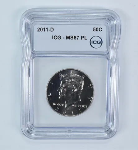 2011-D Kennedy Half Dollar MS67 PL ICG
