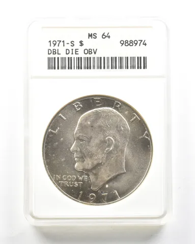1971-S Eisenhower $1 DDO MS64 ANACS *2063