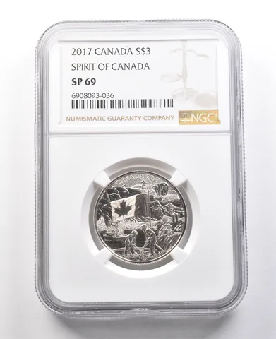 2017 Canada 3 Dollars Silver Spirit Of Canada SP69 NGC *8419