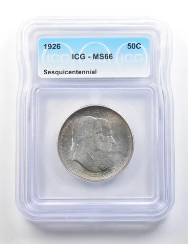 1926 US Sesquicentennial Commemorative Half Dollar MS66 ICG *9546