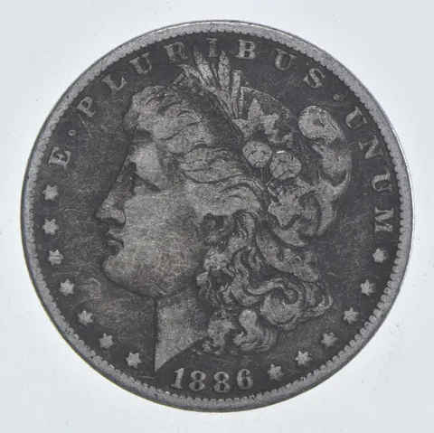 Early - 1886-O Morgan Silver Dollar - 90% US Coin *842