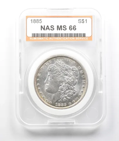 1885 Morgan Silver Dollar a7970