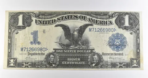1899 $1 Silver Certificate Large Note Blue Seal *3603