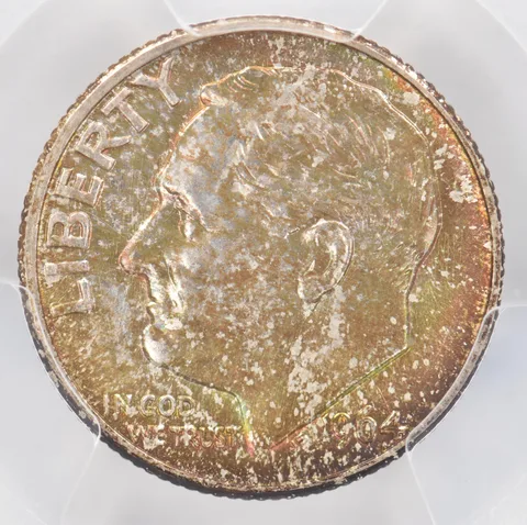1964-D Roosevelt Dime MS67 PCGS Beautiful Tone *0947