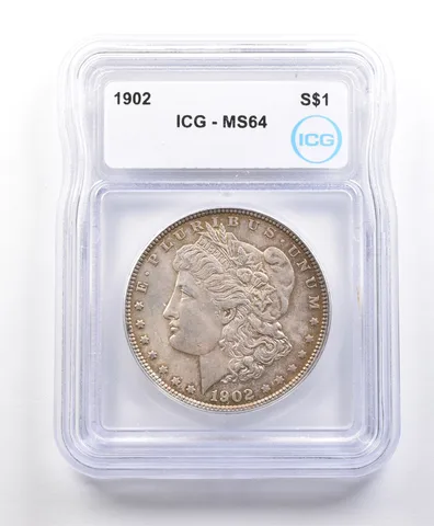 1902 Morgan Silver Dollar MS64 ICG *3281
