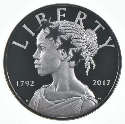 2017-P American Liberty 225TH Anniv. PROOF Silver Medal Round