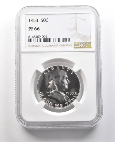 1953 Franklin Half Dollar PF66 NGC Great Contrast *8941
