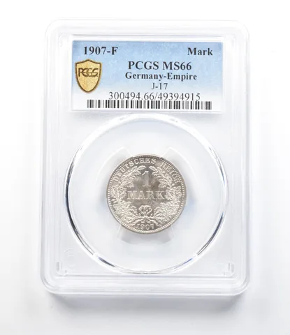 1907-F Germany Empire Mark J-17 MS66 PCGS *4280