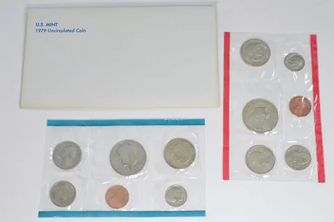 1979 Mint Set with Original Envelope & Flatpacks (12 coins)