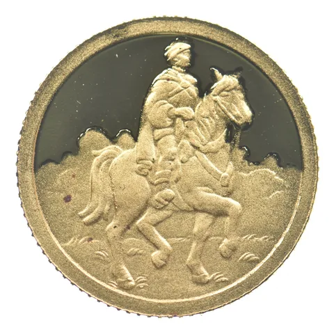 Disney's Snow White 50th Anniversary Gold Round The Prince 1/10th Gold *2291
