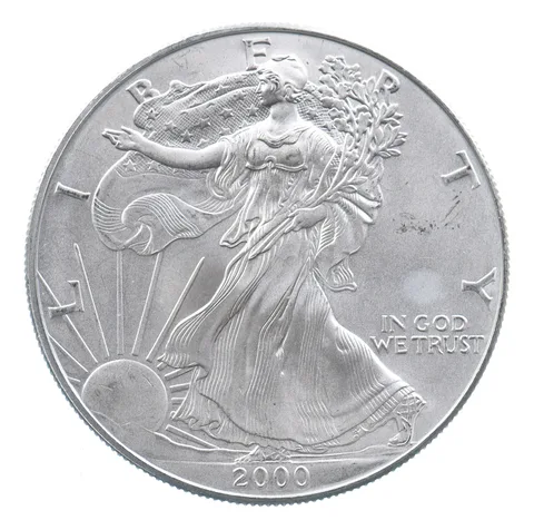 Better Date 2000 American Silver Eagle 1 Troy Oz .999 Fine Silver *689
