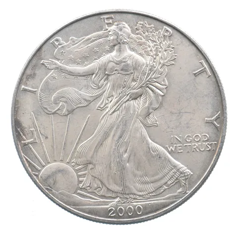 Better Date 2000 American Silver Eagle 1 Troy Oz .999 Fine Silver *625