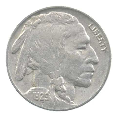 1929 Indian Head Buffalo Nickel *4781
